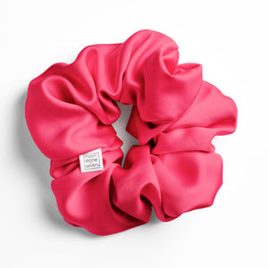 oversized satin scrunchie
