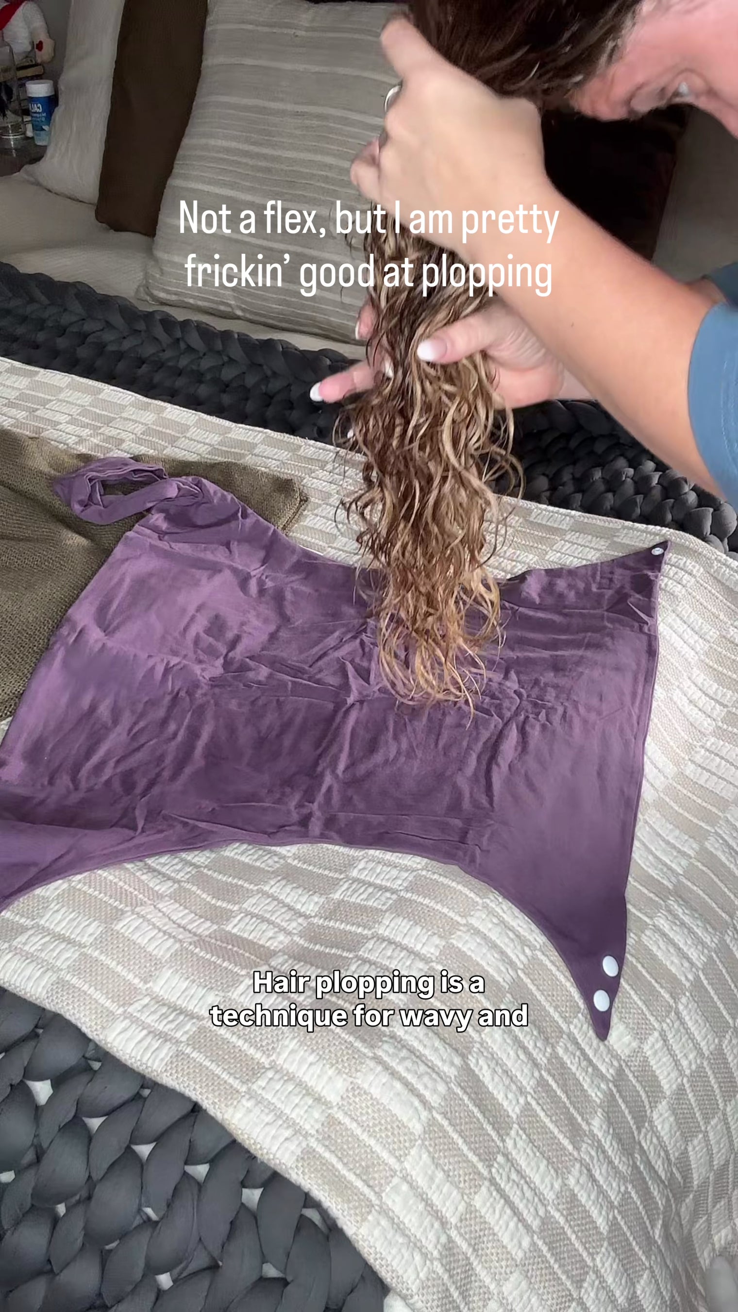 the hair plop