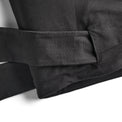 Eyelet detail on satin hair bonnet showing comfort-focused adjustable fit for all curl types